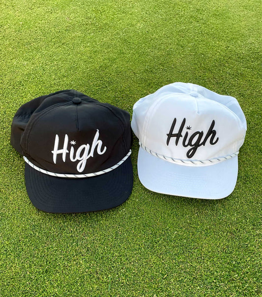 High Snapback Rope Hat